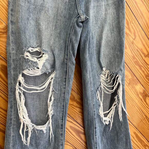 Pistola Cassie Super High Rise Straight Jeans Lucca Distressed - Picture 4 of 8